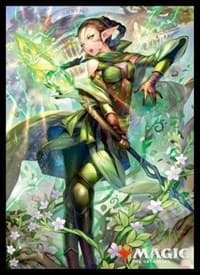 Magic: The Gathering Player's Card Sleeve - War of the Spark - Nissa, Who Shakes the World (80-Pack) - Ensky Card Sleeves - Card Sleeves card