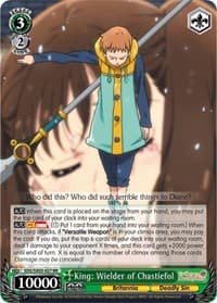 King: Wielder of Chastiefol - The Seven Deadly Sins - Weiss Schwarz card