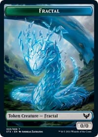 Fractal Token - Strixhaven: School of Mages - Magic: The Gathering card