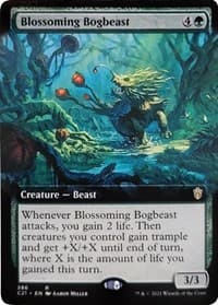 Blossoming Bogbeast (Extended Art) - Commander 2021 - Magic: The Gathering card