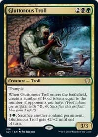 Gluttonous Troll - Commander 2021 - Magic: The Gathering card