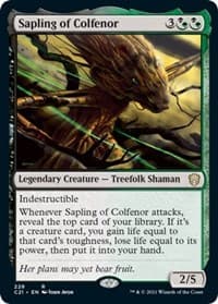Sapling of Colfenor - Commander 2021 - Magic: The Gathering card