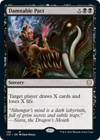 Damnable Pact - Commander 2021 - Magic: The Gathering card