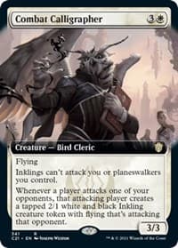 Combat Calligrapher (Extended Art) - Commander 2021 - Magic: The Gathering card