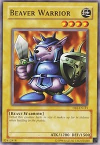 Beaver Warrior - Dark Beginning 1 - YuGiOh card