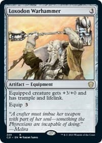 Loxodon Warhammer - Commander 2021 - Magic: The Gathering card