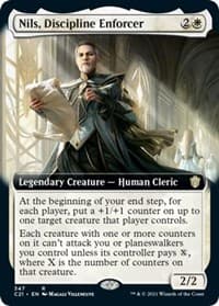 Nils, Discipline Enforcer (Extended Art) - Commander 2021 - Magic: The Gathering card