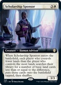 Scholarship Sponsor (Extended Art) - Commander 2021 - Magic: The Gathering card