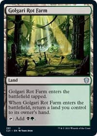 Golgari Rot Farm - Commander 2021 - Magic: The Gathering card