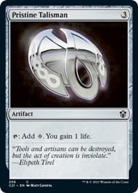 Pristine Talisman - Commander 2021 - Magic: The Gathering card