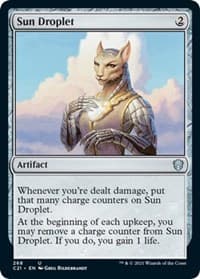 Sun Droplet - Commander 2021 - Magic: The Gathering card