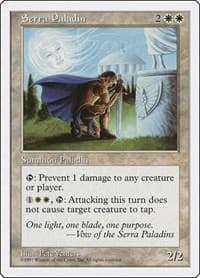 Serra Paladin - Fifth Edition - Magic: The Gathering card