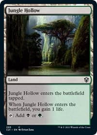 Jungle Hollow - Commander 2021 - Magic: The Gathering card
