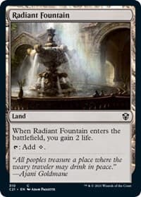 Radiant Fountain - Commander 2021 - Magic: The Gathering card