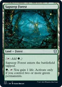 Sapseep Forest - Commander 2021 - Magic: The Gathering card