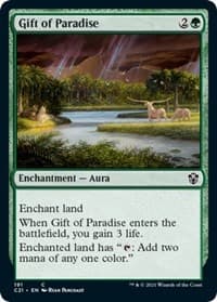 Gift of Paradise - Commander 2021 - Magic: The Gathering card
