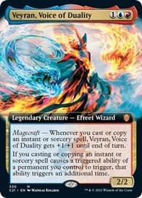 Veyran, Voice of Duality (Extended Art) - Commander 2021 - Magic: The Gathering card