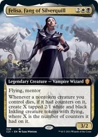 Felisa, Fang of Silverquill (Extended Art) - Commander 2021 - Magic: The Gathering card