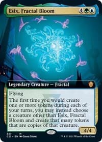 Esix, Fractal Bloom (Extended Art) - Commander 2021 - Magic: The Gathering card