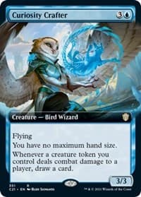 Curiosity Crafter (Extended Art) - Commander 2021 - Magic: The Gathering card