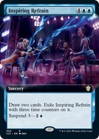 Inspiring Refrain (Extended Art) - Commander 2021 - Magic: The Gathering card