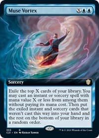 Muse Vortex (Extended Art) - Commander 2021 - Magic: The Gathering card