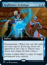 Replication Technique (Extended Art) - Commander 2021 - Magic: The Gathering card