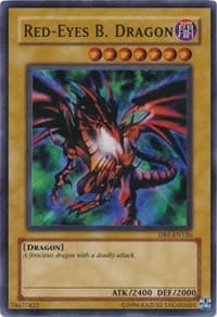 Red-Eyes B. Dragon - Dark Beginning 1 - YuGiOh card