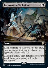 Incarnation Technique (Extended Art) - Commander 2021 - Magic: The Gathering card
