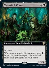 Veinwitch Coven (Extended Art) - Commander 2021 - Magic: The Gathering card