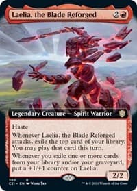 Laelia, the Blade Reforged (Extended Art) - Commander 2021 - Magic: The Gathering card