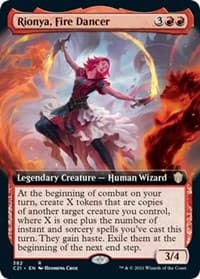 Rionya, Fire Dancer (Extended Art) - Commander 2021 - Magic: The Gathering card