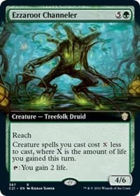 Ezzaroot Channeler (Extended Art) - Commander 2021 - Magic: The Gathering card
