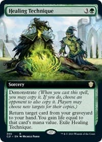 Healing Technique (Extended Art) - Commander 2021 - Magic: The Gathering card