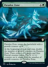 Paradox Zone (Extended Art) - Commander 2021 - Magic: The Gathering card