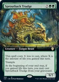 Sproutback Trudge (Extended Art) - Commander 2021 - Magic: The Gathering card