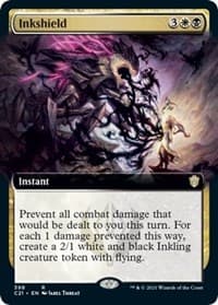 Inkshield (Extended Art) - Commander 2021 - Magic: The Gathering card