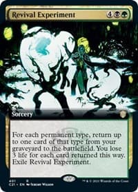 Revival Experiment (Extended Art) - Commander 2021 - Magic: The Gathering card