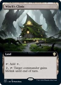 Witch's Clinic (Extended Art) - Commander 2021 - Magic: The Gathering card