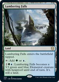 Lumbering Falls - Commander 2021 - Magic: The Gathering card