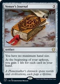 Venser's Journal - Commander 2021 - Magic: The Gathering card