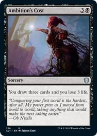 Ambition's Cost - Commander 2021 - Magic: The Gathering card