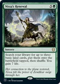 Nissa's Renewal - Commander 2021 - Magic: The Gathering card