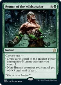 Return of the Wildspeaker - Commander 2021 - Magic: The Gathering card