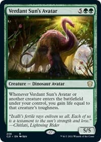 Verdant Sun's Avatar - Commander 2021 - Magic: The Gathering card