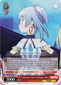 Everyone's Own Feelings, Rena - Magia Record: Puella Magi Madoka Magica [Side Story] (Anime) - Weiss Schwarz card