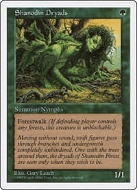 Shanodin Dryads - Fifth Edition - Magic: The Gathering card