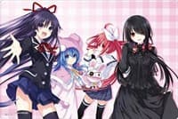 Bushiroad Rubber Mat Collection Vol.806: Fujimi Fantasia Bunko Date A Live - Tohka, Yoshino, Kotori, Kurumi - Bushiroad Playmats - Playmats card