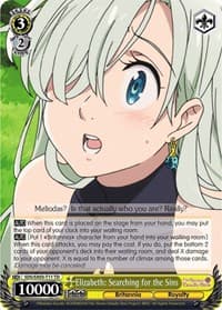 Elizabeth: Searching for the Sins - The Seven Deadly Sins - Weiss Schwarz card