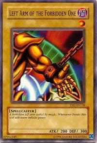 Left Arm of the Forbidden One - Dark Beginning 1 - YuGiOh card